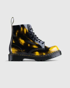 Dr. Martens 1460 Pascal Bex Black+Dms Yellow Rub Off Lux- Shoes