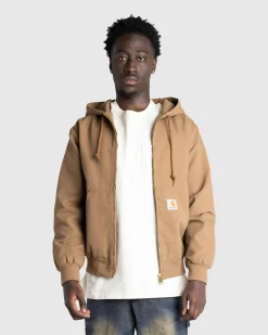 Carhartt WIP Active Jacket Hamilton Brown/Rinsed- Outerwear