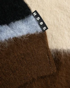 Highsnobiety HS05 Alpaca Abstract Sweater Vest Beige/Brown- Knitwear