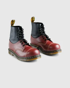 MM6 Maison Margiela Ankle Boot Oxblood Red/Black- Boots