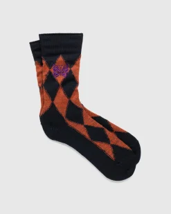 Needles Argyle Merino Socks- Socks