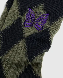 Needles Argyle Merino Socks- Socks