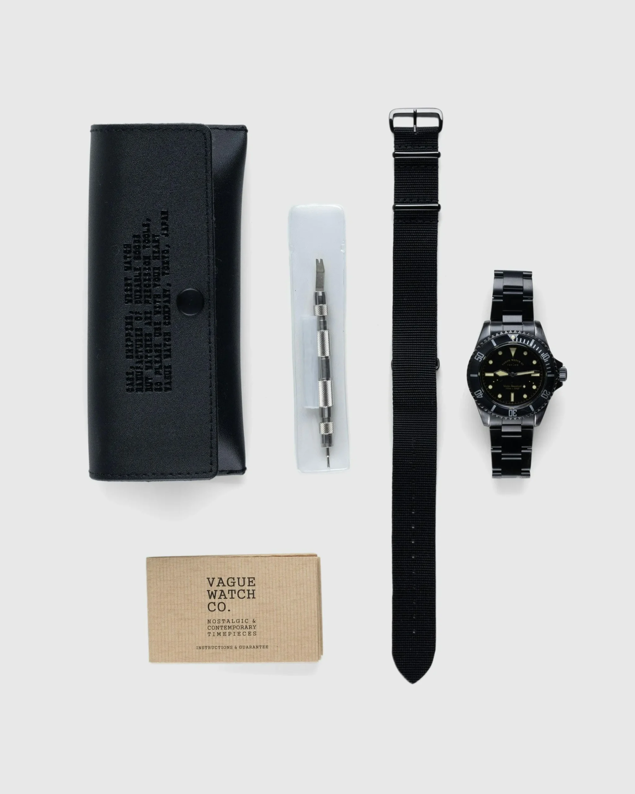 Vague Watch Co. Sub Steel- Watches