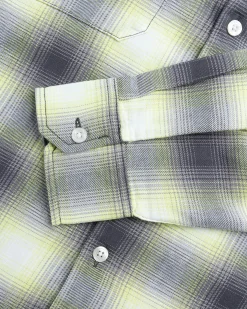 Carhartt WIP Blanchard Check Shirt Arctic Lime- Shirts