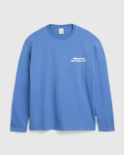 Highsnobiety Blur Long-Sleeve T-Shirt- Tops