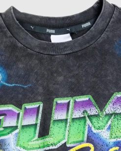 Puma Bolt T-Shirt Black- Tops