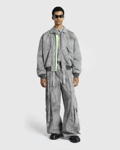 Acne Studios Bomber Jacket Mid Grey- Outerwear
