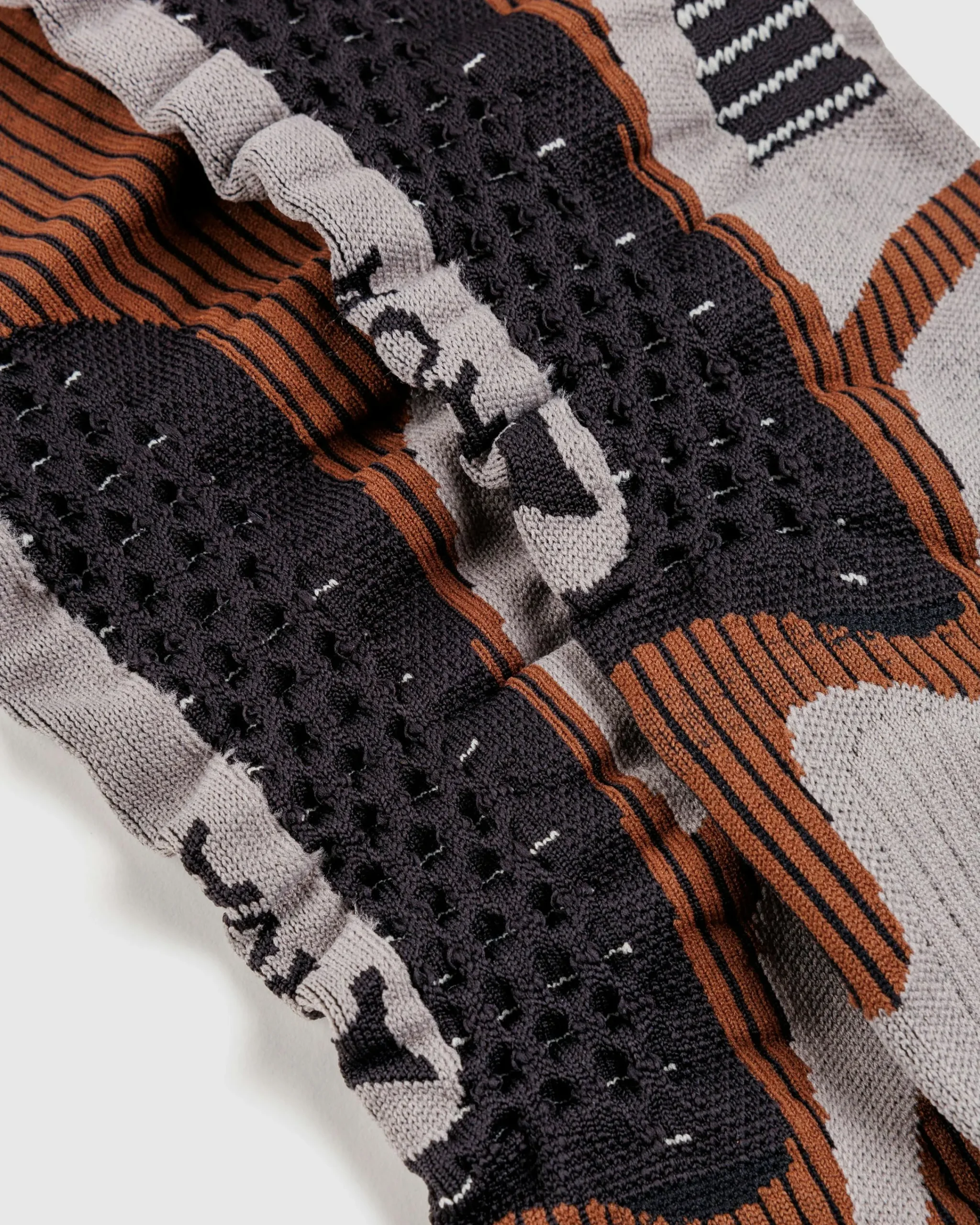 ROA Bones Long Socks Dark Brown- Socks