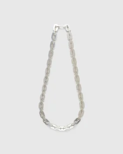 Jil Sander Brass Chain Necklace- Jewelry