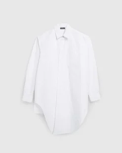 Mugler Button-Down Top Blanc Optique- Shirts