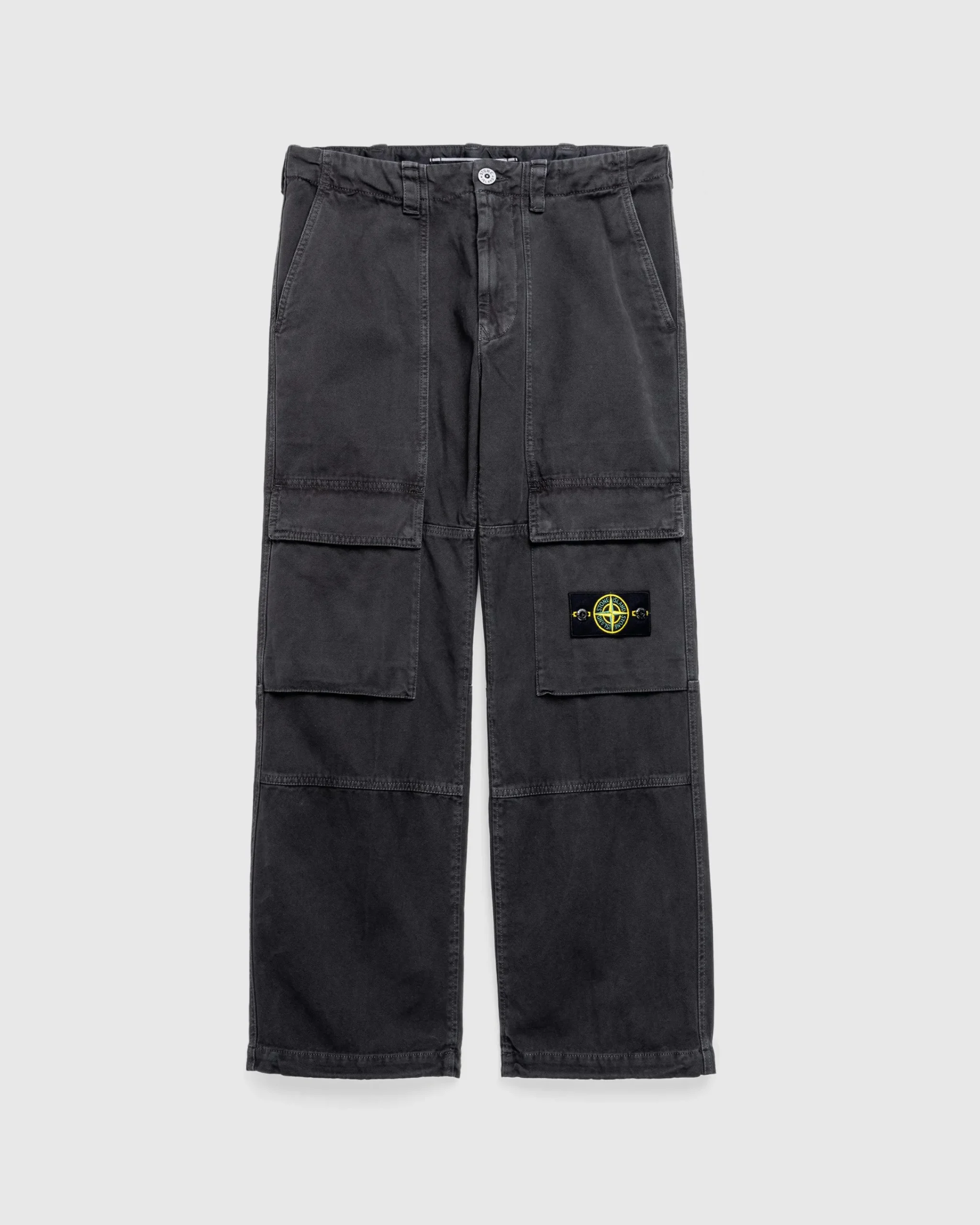 Stone Island Cargo Pants Lead Grey- Pants