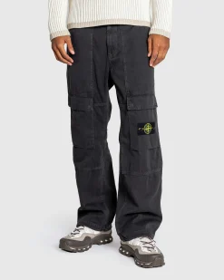Stone Island Cargo Pants Lead Grey- Pants