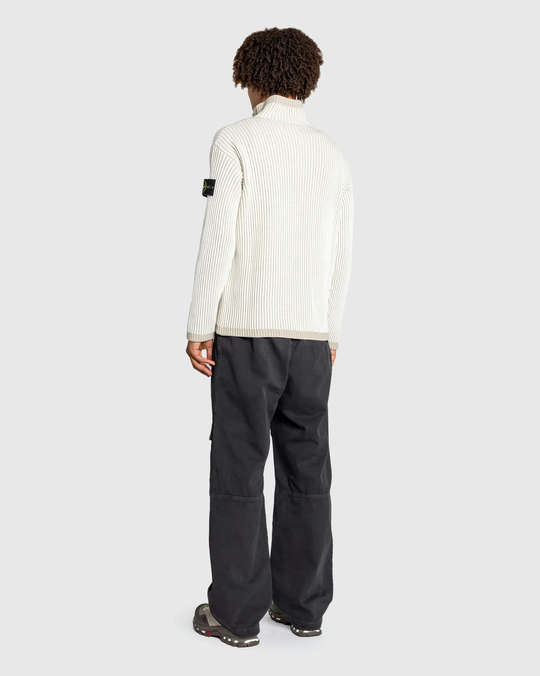 Stone Island Cargo Pants Lead Grey- Pants