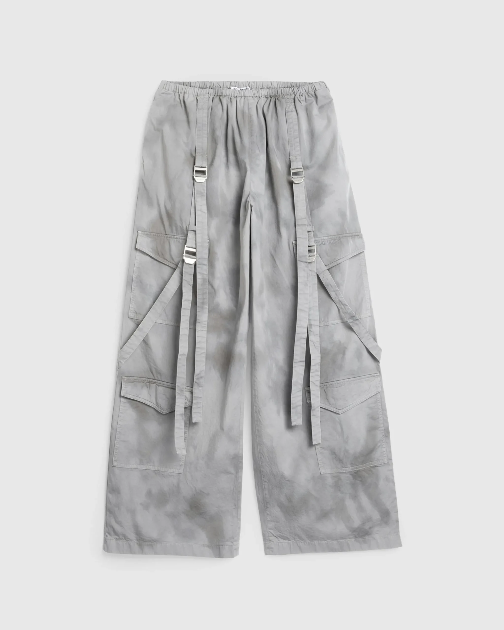 Acne Studios Cargo Trousers Mid Grey- Pants