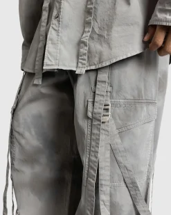 Acne Studios Cargo Trousers Mid Grey- Pants
