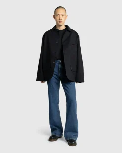 Maison Margiela Check Pattern Coat- Outerwear