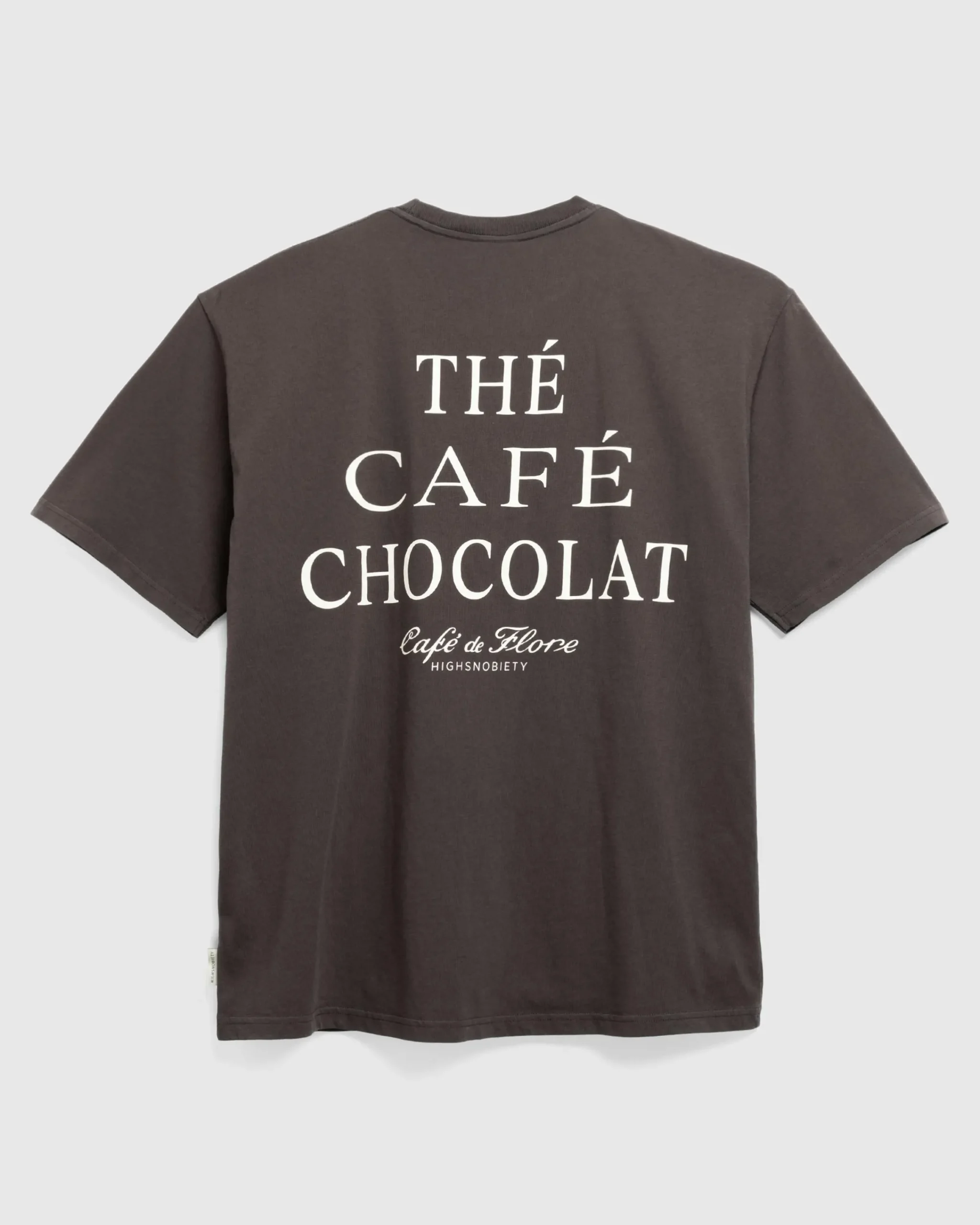 Café de Flore Chocolat T-Shirt Brown- Tops