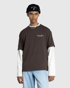Café de Flore Chocolat T-Shirt Brown- Tops