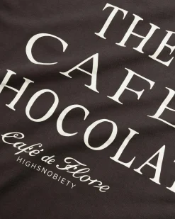 Café de Flore Chocolat T-Shirt Brown- Tops