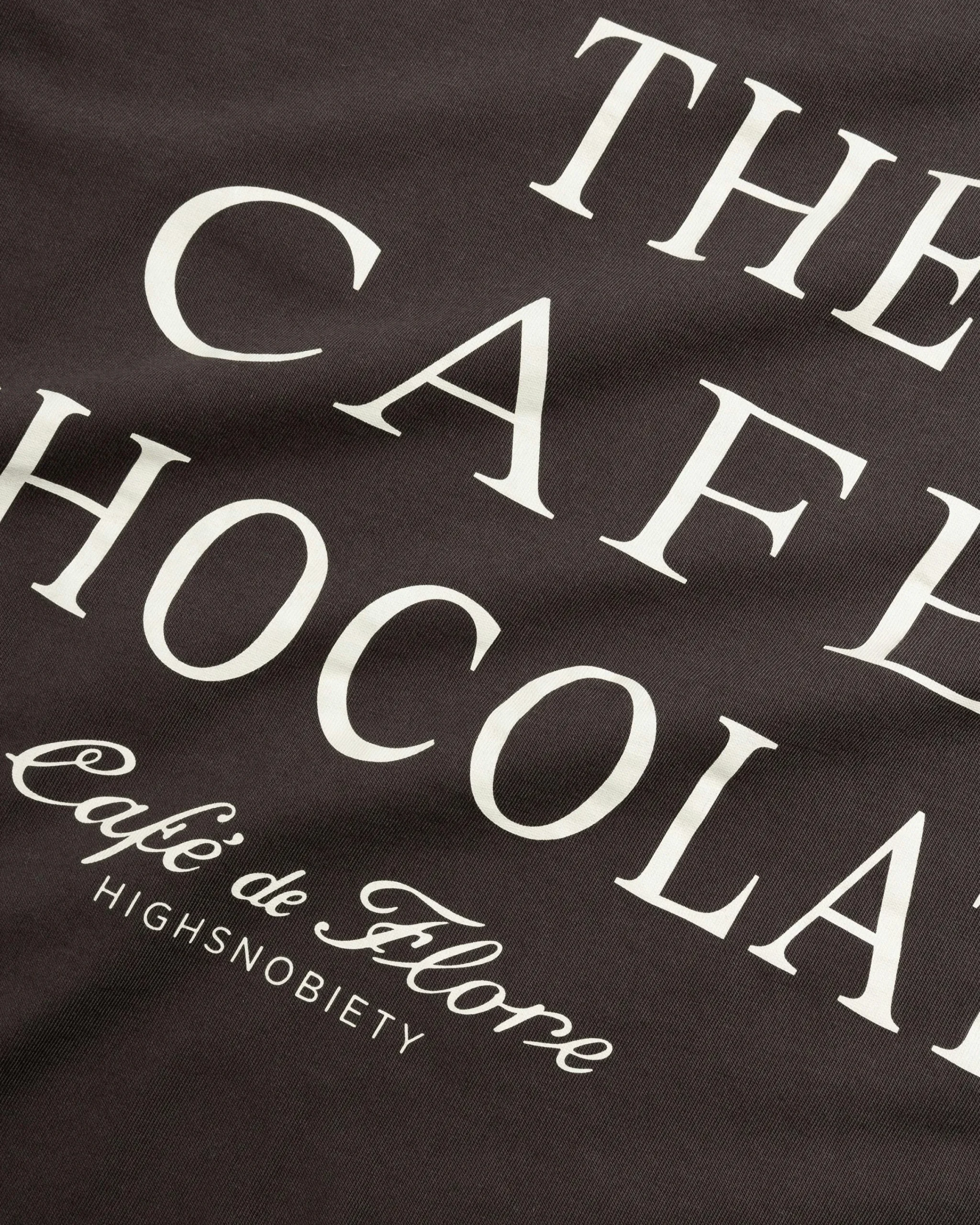 Café de Flore Chocolat T-Shirt Brown- Tops