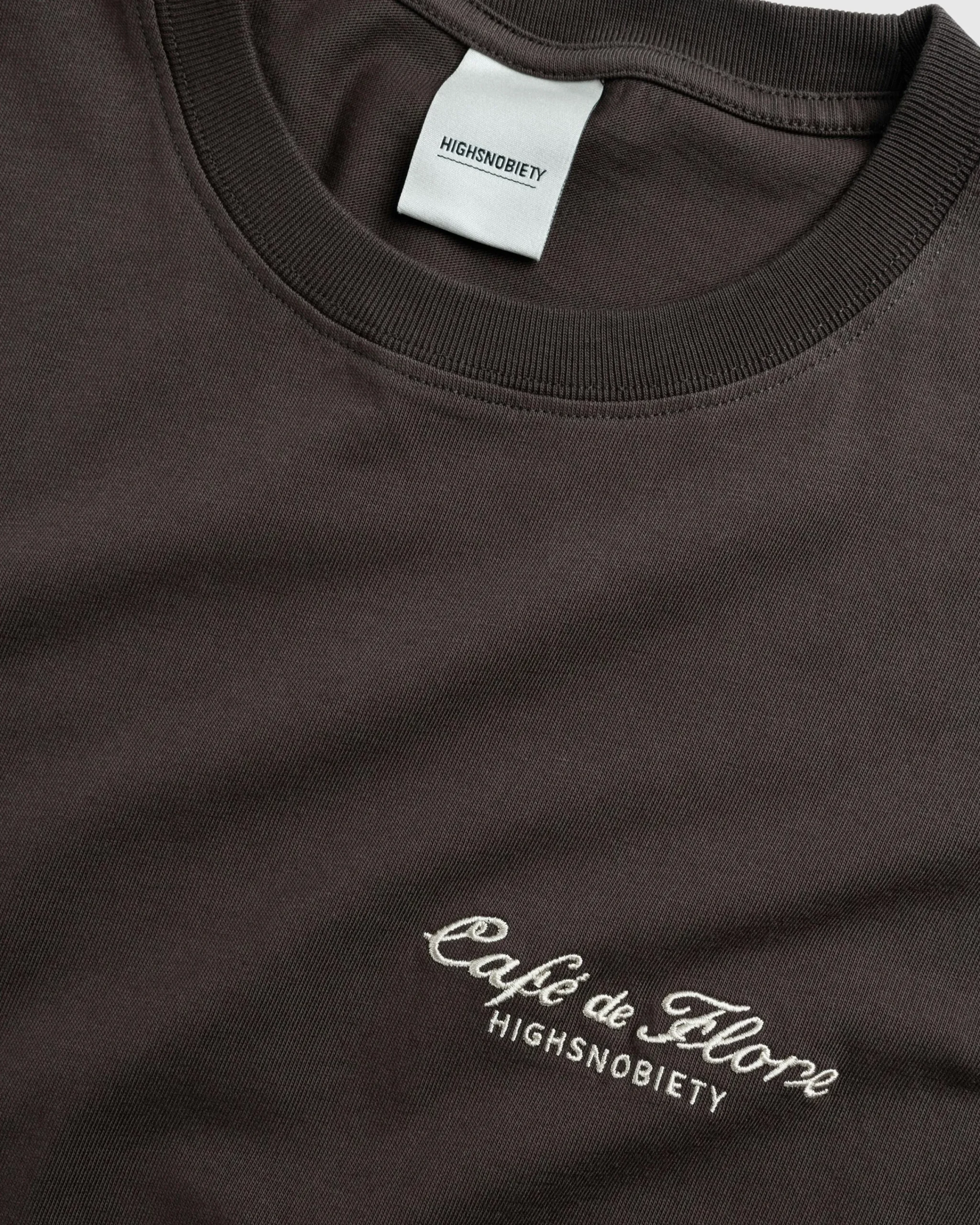 Café de Flore Chocolat T-Shirt Brown- Tops
