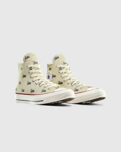 Converse Chuck 70 Natural Ivory/Insignia Blue- Sneakers
