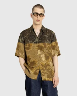 Dries van Noten Clasen Short-Sleeve Shirt Dessin C- Shirts