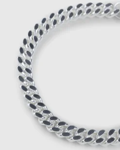 Hatton Labs Classic Cuban Bracelet Sterling Silver- Jewelry