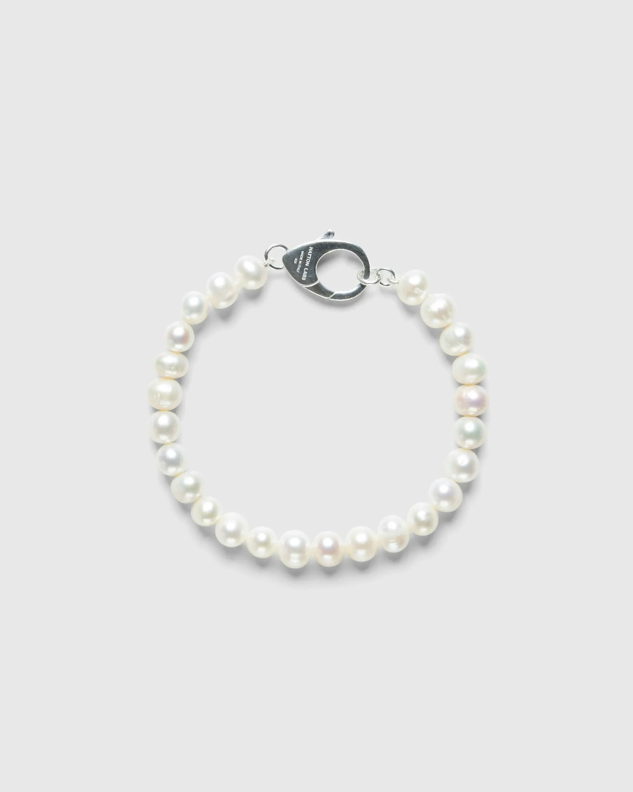 Hatton Labs Classic Pearl Bracelet White- Jewelry