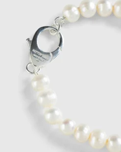 Hatton Labs Classic Pearl Bracelet White- Jewelry