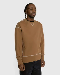 Highsnobiety Contrast Stitch Fleece Crew- Sweats