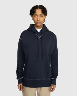 Highsnobiety Contrast Stitch Fleece Hoodie- Sweats