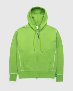 Highsnobiety Contrast Stitch Zip Fleece Hoodie- Sweats