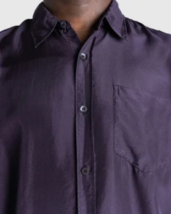 Dries van Noten Corbino Shirt Dark Purple- Shirts