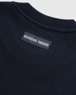 Marine Serre Cotton Jersey Loose Fit T-Shirt- Tops
