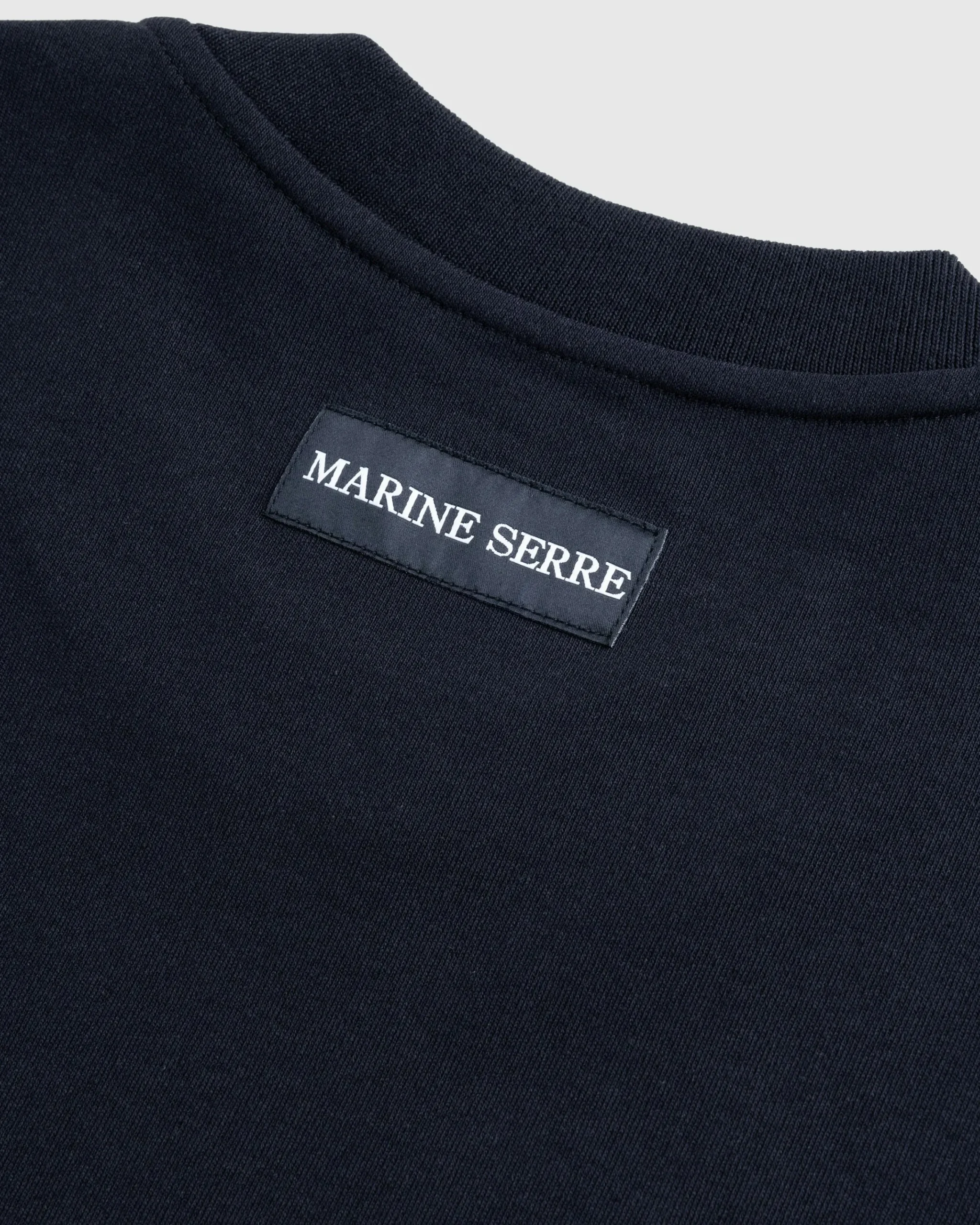 Marine Serre Cotton Jersey Loose Fit T-Shirt- Tops