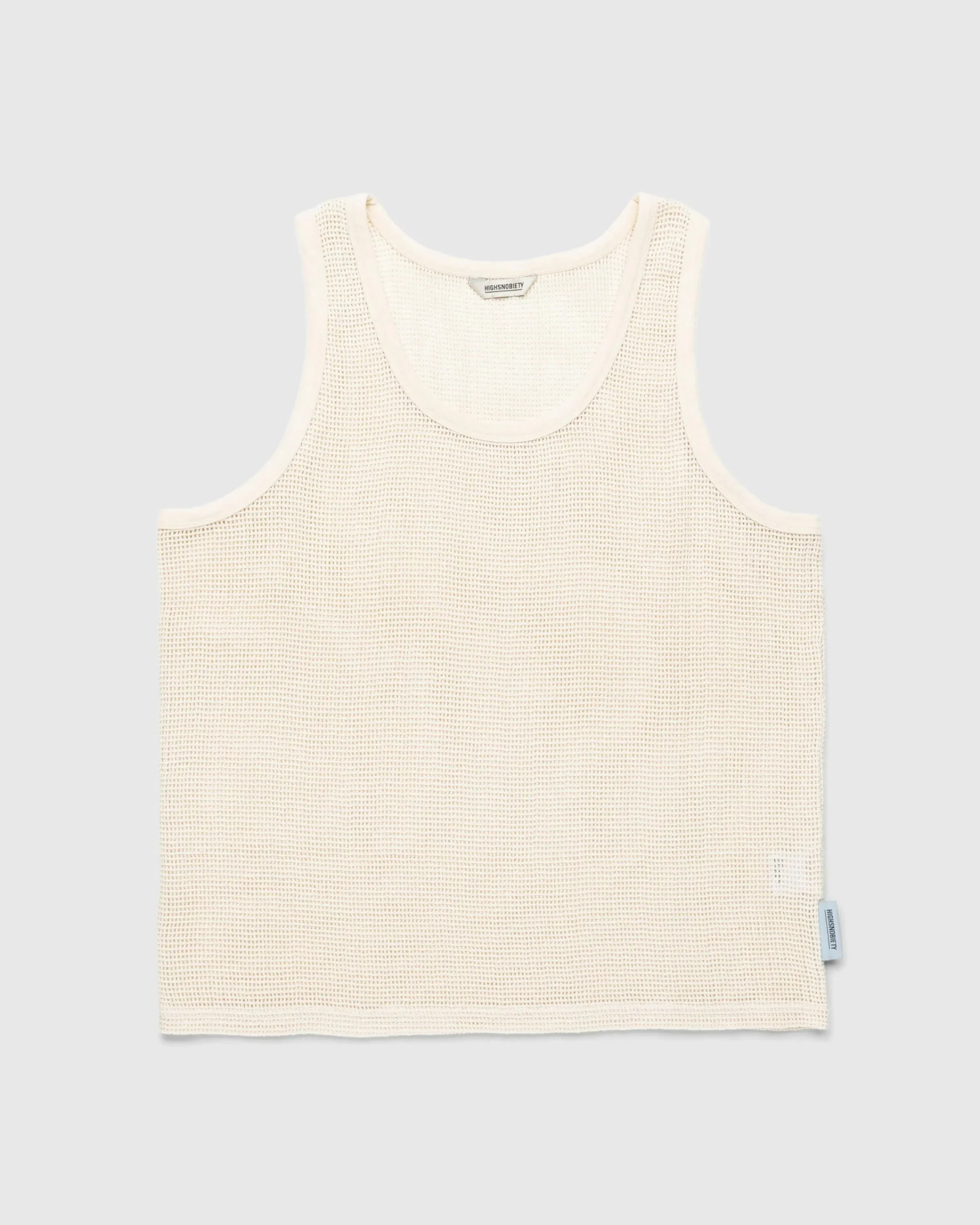 Highsnobiety Cotton Mesh Knit Tank Top- Tops