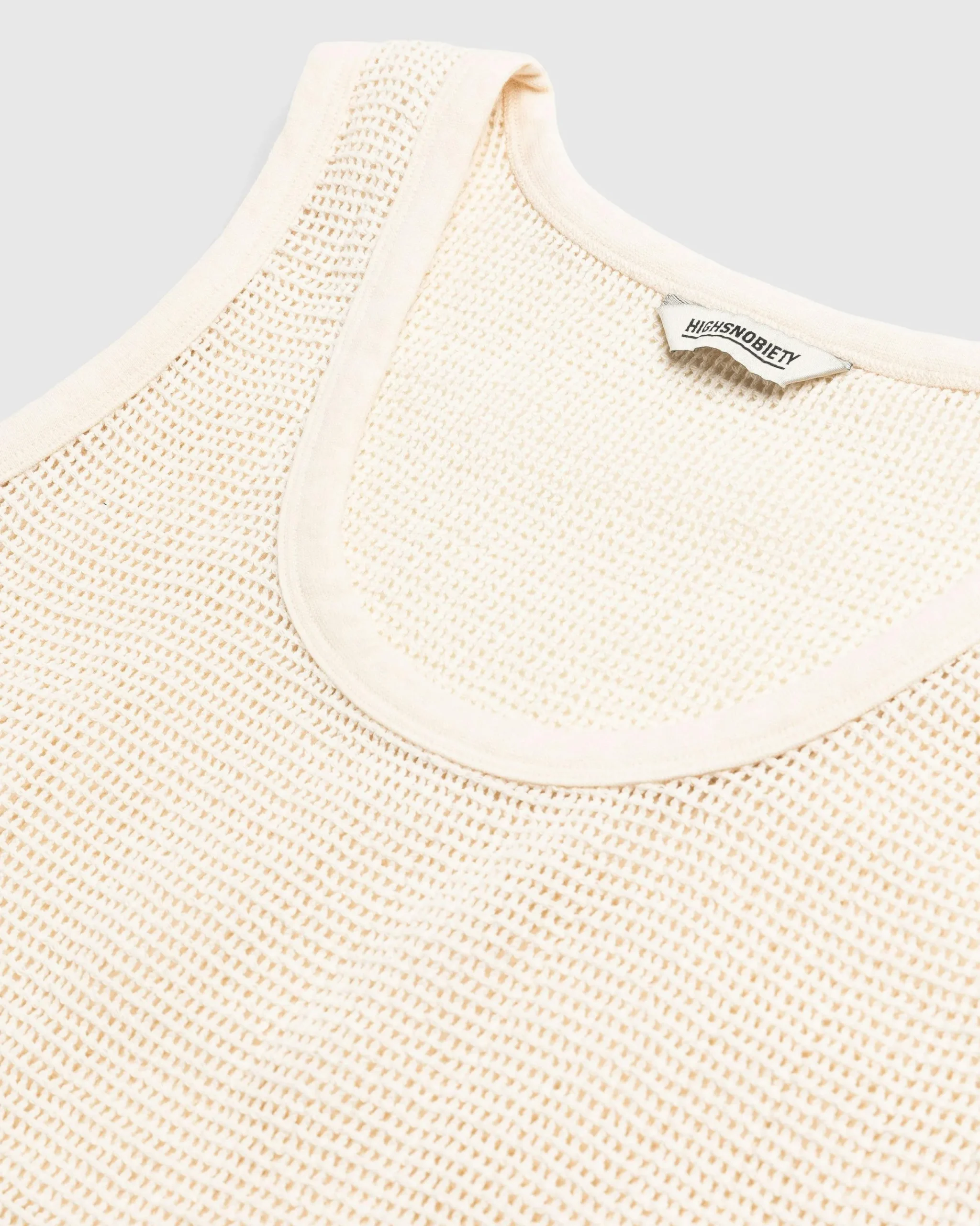 Highsnobiety Cotton Mesh Knit Tank Top- Tops