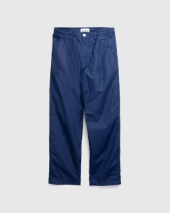 Stone Island Cotton Pants Royal Blue- Pants