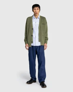 Stone Island Cotton Pants Royal Blue- Pants