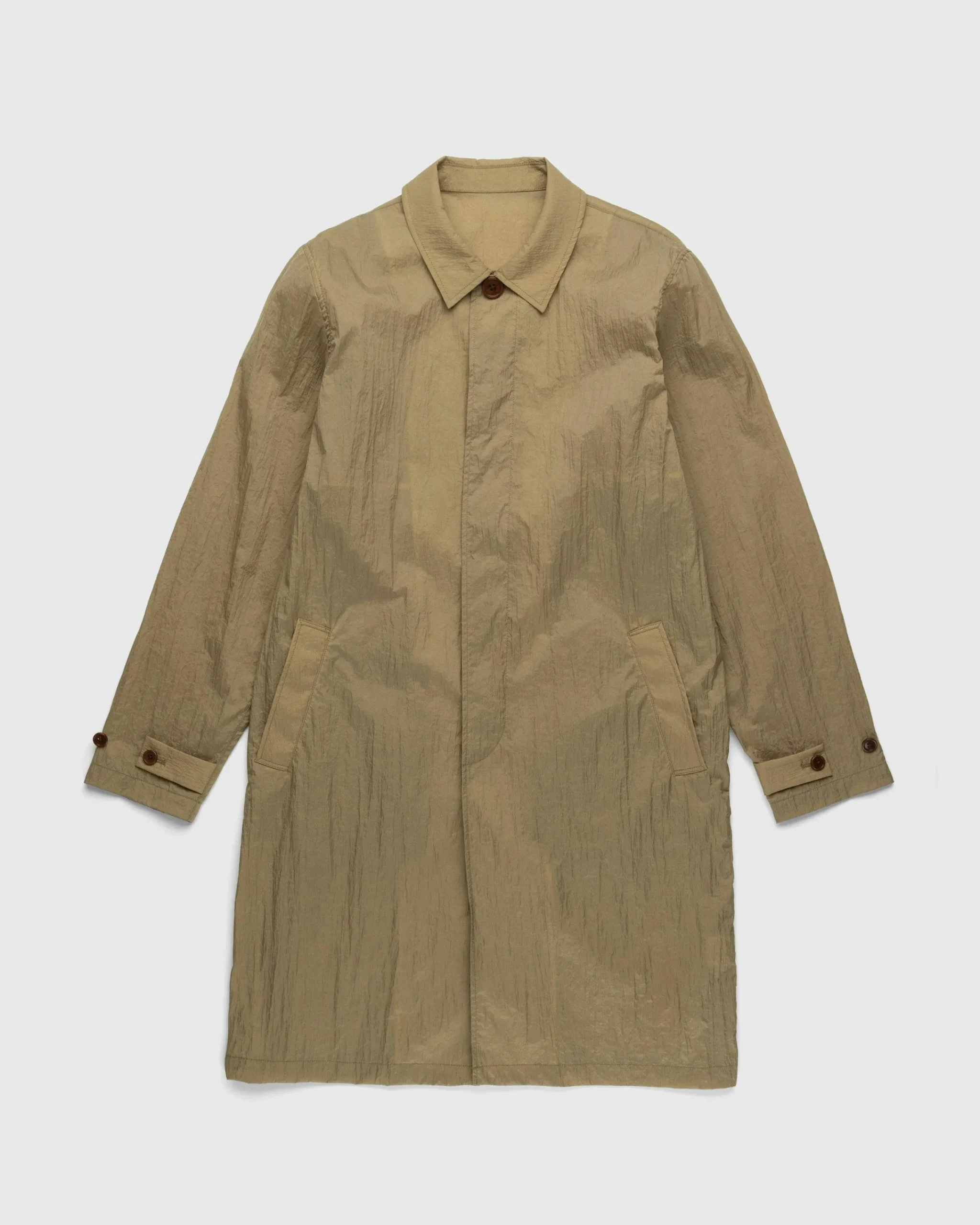 Highsnobiety Crinkle Nylon Mac- Outerwear