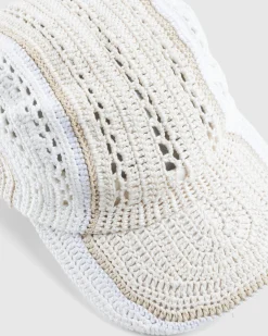 SSU Crochet Baseball Cap Angel Ivory- Hats