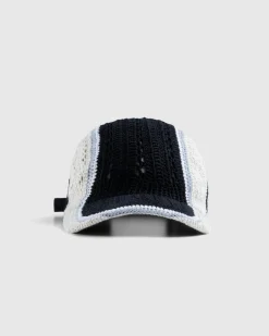 SSU Crochet Baseball Cap Midnight Drive Black- Hats