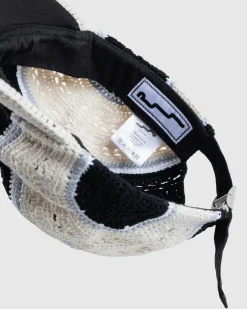 SSU Crochet Baseball Cap Midnight Drive Black- Hats