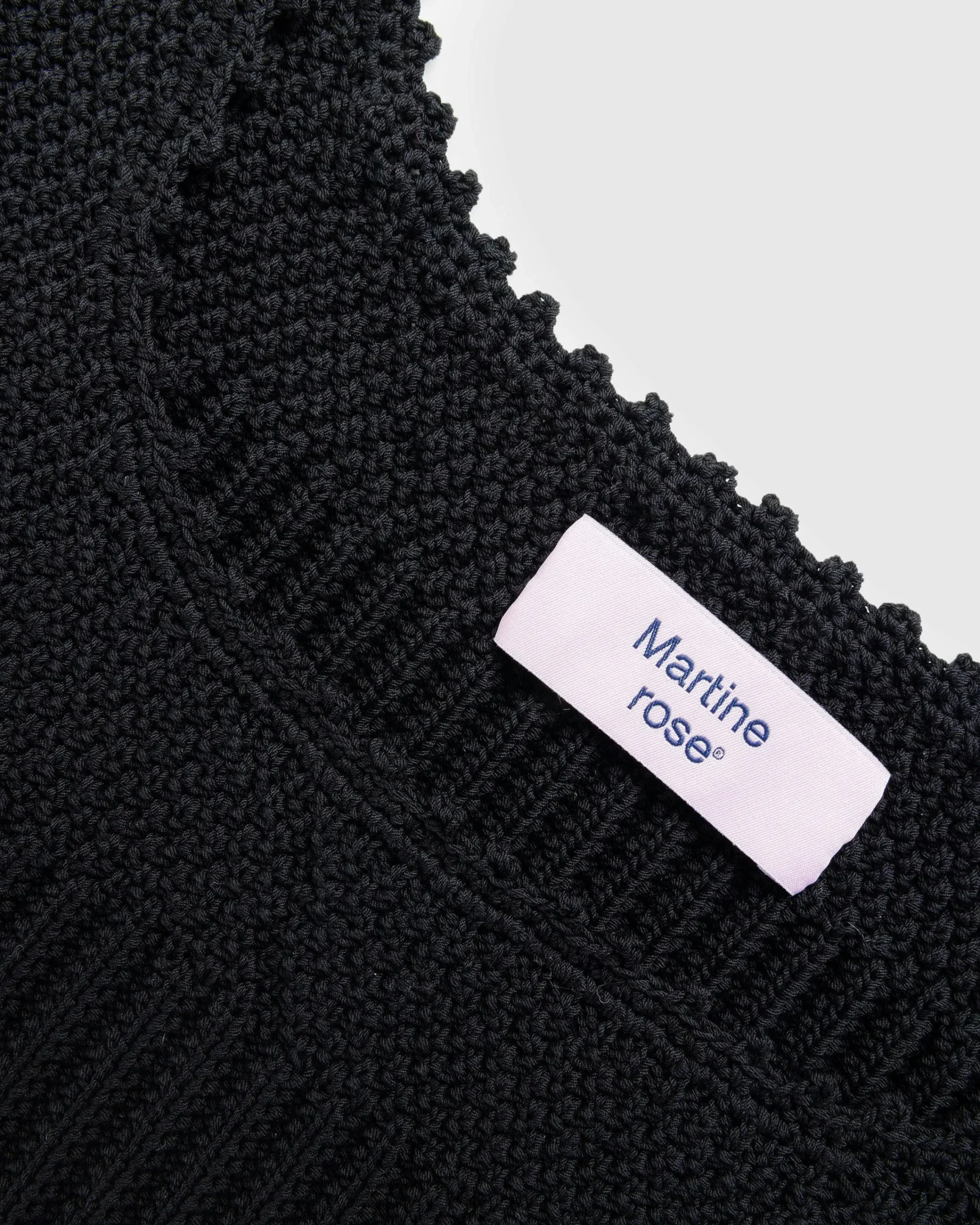 Martine Rose Crochet Vest- Knitwear
