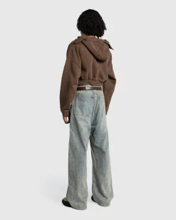 Entire Studios Cropped Full Zip- Sweats