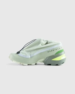MM6 Maison Margiela Cross Low Alfalfa/Silver Reflective/Flint Grey- Sneakers