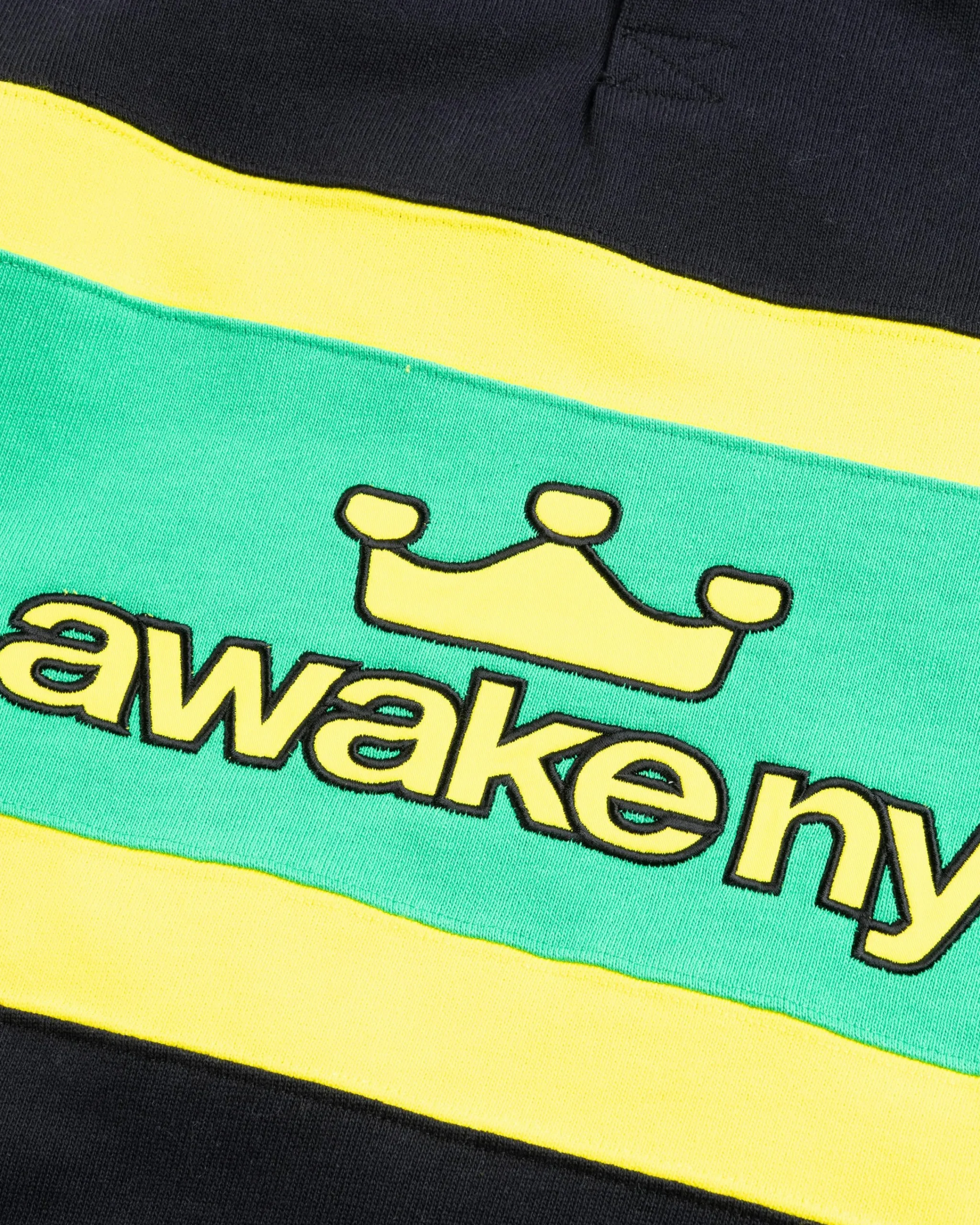 Awake NY Crown Logo Rugby- Tops