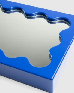 Gustaf Westman Curvy Mirror Micro Cobalt Blue- Home