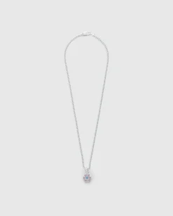 Hatton Labs Daisy Pendant Sterling Silver/Morganite- Jewelry